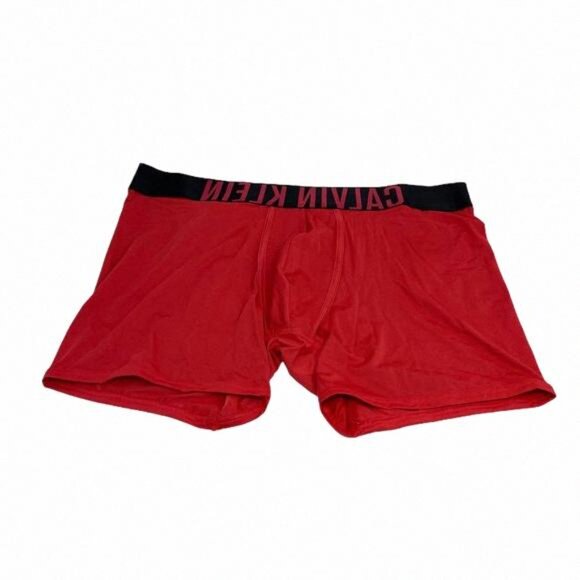 🌿Sale🌿 Calvin Klein 3-PACK Boxer Briefs Microfiber NB2594916 Men's Red Blue - Picture 5 of 9